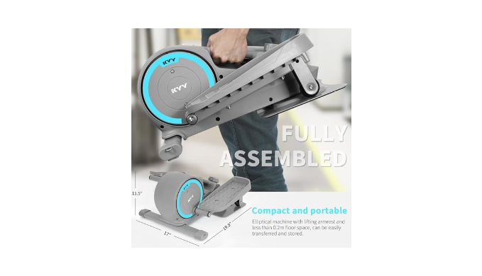 Under Desk Elliptical Mini Elliptical Machines Magnetic Portable