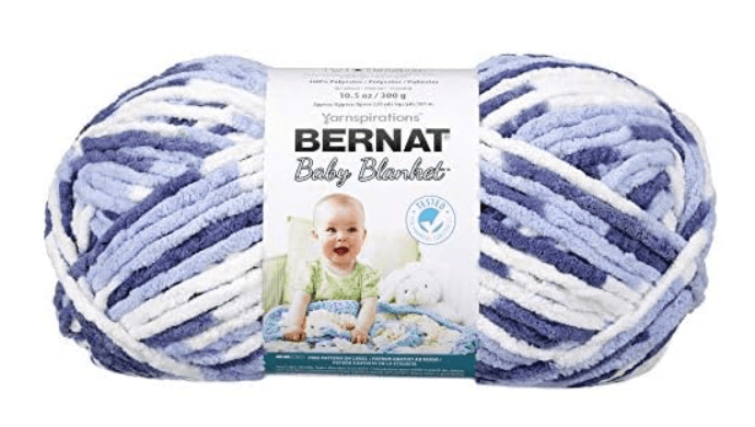 Bernat Baby Blanket Big Ball Blue Dreams