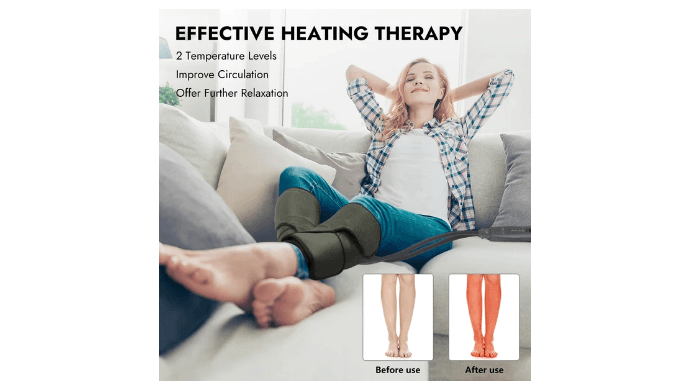 FIT KING Soothing Heat Compression Calf Massager | FT-017A thumbnail 4