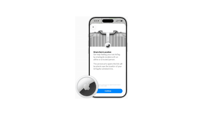 Apple AirTag (2nd Generation) - 4 Pack: Tracker for Keychain, Wallet, and More; Locator with Sound; Simple One-Tap Setup with iPhone or iPad; Key Finder with up to 1.5X Precision Finding Range* thumbnail 6