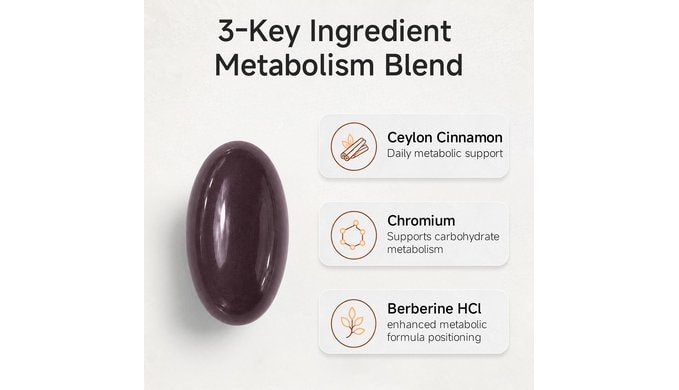 Ceylon Cinnamon Supplement with Berberine & Chromium thumbnail 5