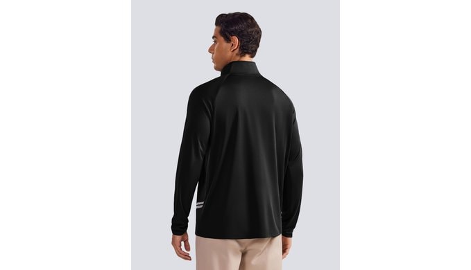 PINSPARK Men's 1/4 Zip Pullover Quarter Zip Athletic Golf Shirts thumbnail 2