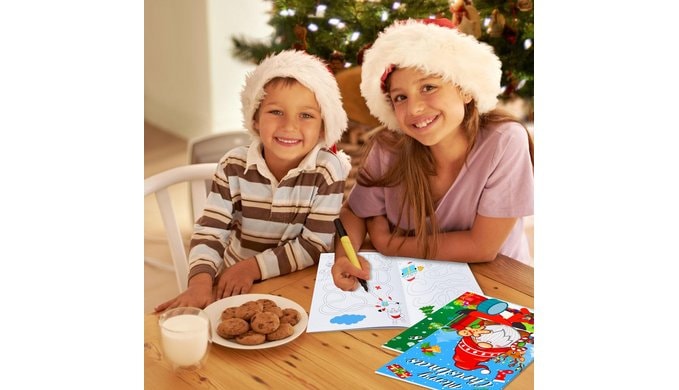 42 Pack Christmas Coloring Books for Kids, Xmas Party Favors Stockings Goodie Bags Stuffer Filler Bulk Gifts Mini Coloring Books for Boys Girls Holiday Party School Classroom Activity Supplies thumbnail 2
