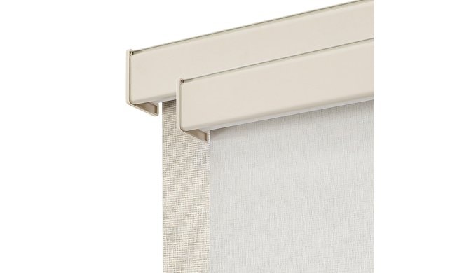 Joydeco Cordless Blackout Roller Shades for Windows, 35" W x 72" H, Beige
