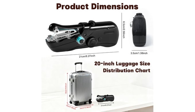 Electric Mini Portable Handheld Sewing Machine for Adults thumbnail 3
