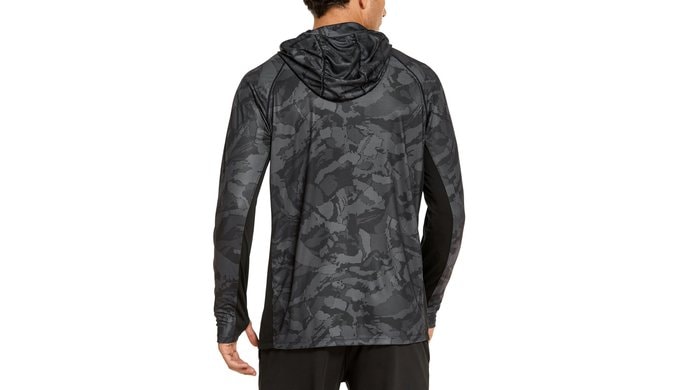 COOrun Men's UPF 50+ Sun Hoodie Long Sleeve Hooded Fishing Shirts with Mask thumbnail 2