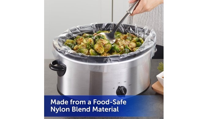 Reynolds Kitchens Slow Cooker Liners, Regular Size, Fits 3-8 Quarts, 20ct thumbnail 3