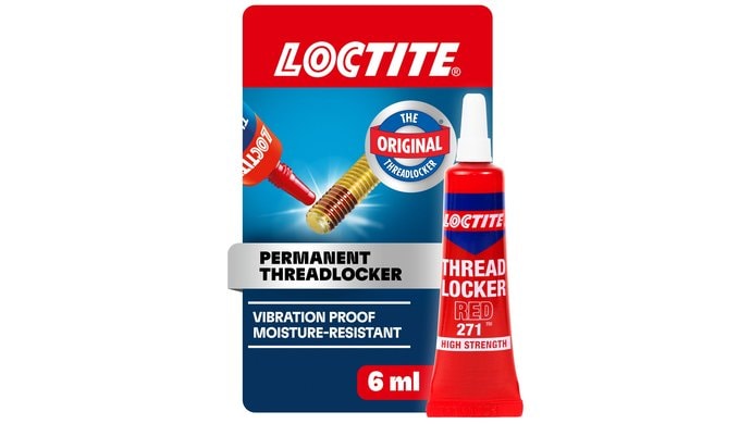 Loctite Threadlocker Red 271 Permanent Screw Glue, 6 ml, 1 Pack
