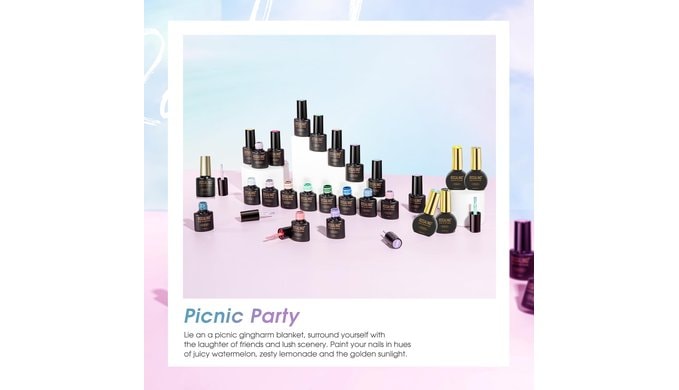 ROSALIND 25pcs All Seasons Colors Gel Nail Polish Set,10mL Base Top Coat thumbnail 5