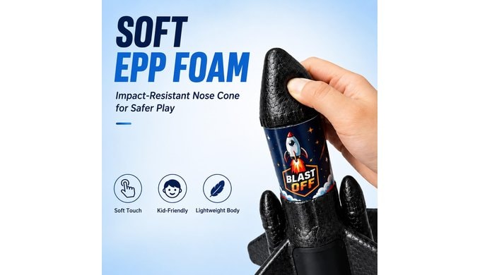Rocket Launcher for Kids,Auto Launch Rocket Toy thumbnail 3
