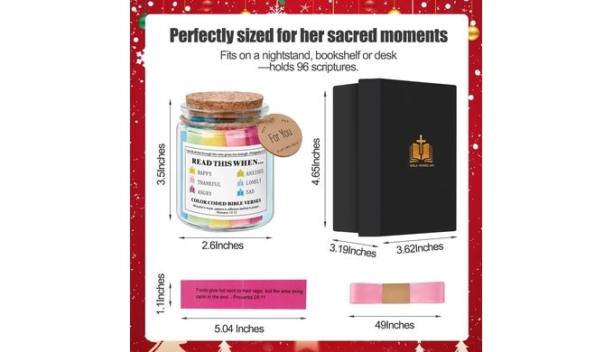 Christmas Christian Gifts for Women Stocking Stuffers for Women thumbnail 3