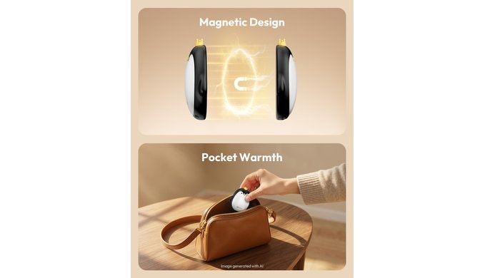 Gaiatop Magnetic Hand Warmers Rechargeable 2 Pack, Pocket Penguin thumbnail 5