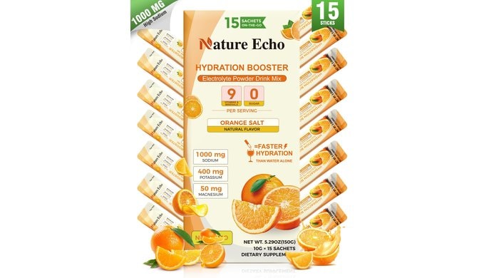 Zero Sugar High Sodium Electrolyte Powder Packets for Superior Hydration