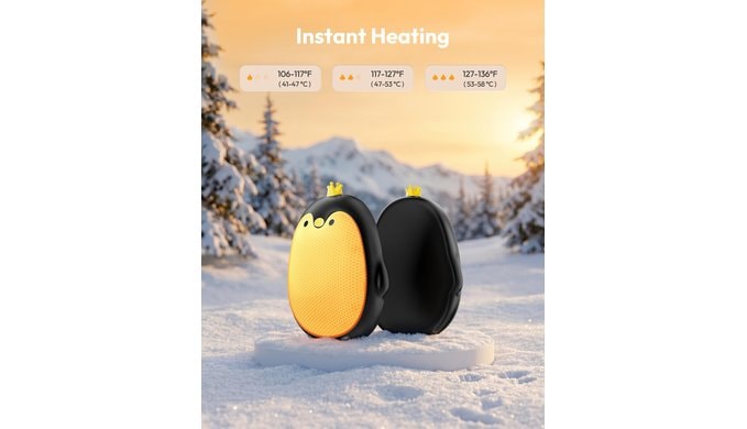 Gaiatop Magnetic Hand Warmers Rechargeable 2 Pack, Pocket Penguin thumbnail 3