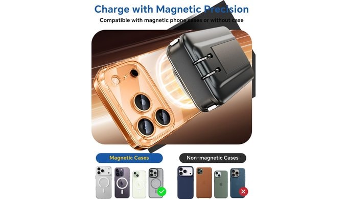 for Magsafe Battery Pack, Real Capacity 10000mAh with AC Wall Plug Charger thumbnail 5