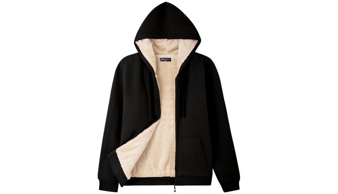 Bumeex Women's Fleece Lined Zip Up Hoodie Jacket Cozy Warm Sweatshirt Coat(No Pilling,No Fade for Long-Lasting Wear)