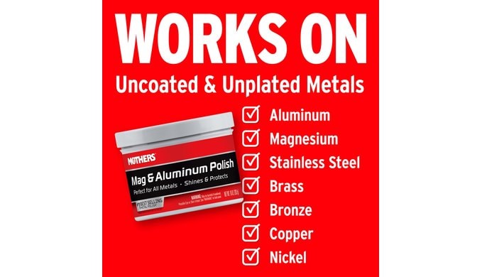 Mothers Mag & Aluminum Polish, 10 oz. (05101) thumbnail 5