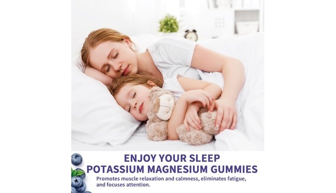 Potassium Magnesium Gummies Magnesium Glycinate 500mg for Sleep 2 Pack thumbnail 5