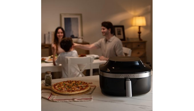 Naples 8.4 Qt Air Fryer, Large Stainless Steel Basket, Dual-Heat thumbnail 2