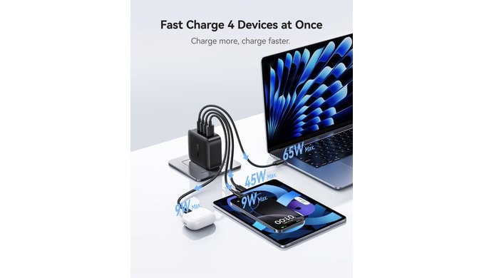 Baseus PD3.1 140W USB C Charger PPS Fast Charger Type C Fast Charging Block thumbnail 5