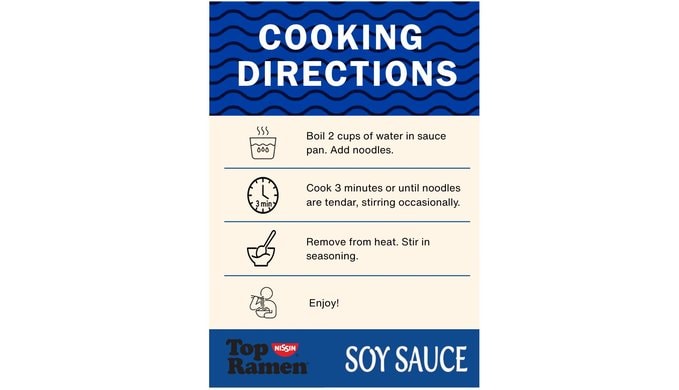 Nissin Top Ramen Noodle Soup, Soy Sauce, 3 Ounce (Pack of 24) thumbnail 4