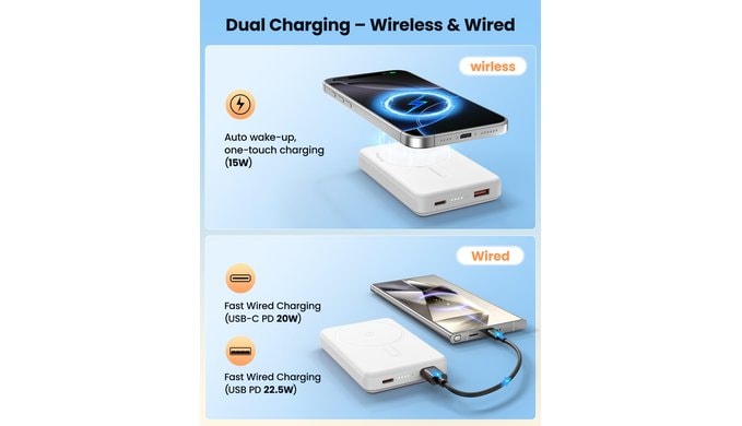 for MagSafe Power Bank 5000mAh, Magnetic Portable Charger thumbnail 3