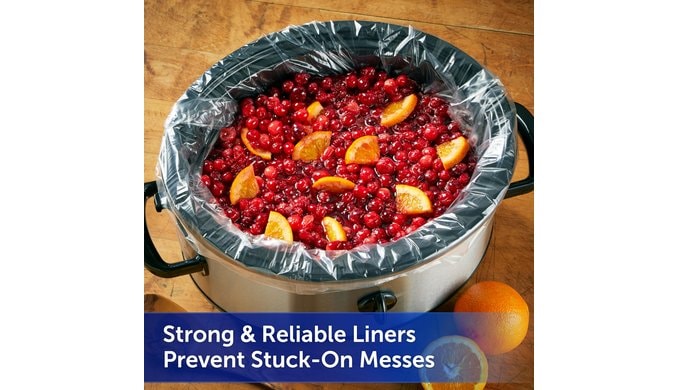 Reynolds Kitchens Slow Cooker Liners, Regular Size, Fits 3-8 Quarts, 20ct thumbnail 4