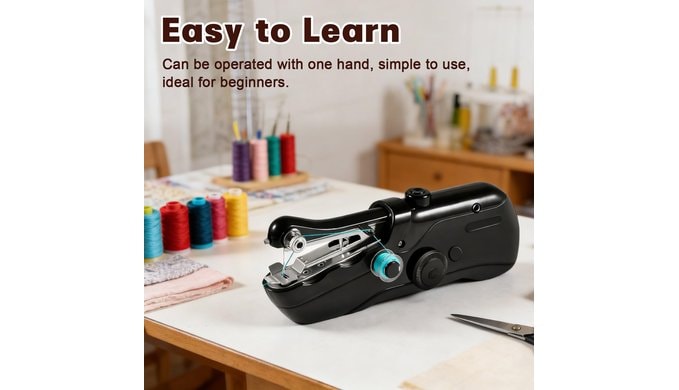 Electric Mini Portable Handheld Sewing Machine for Adults thumbnail 5