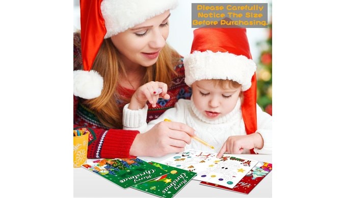 42 Pack Christmas Coloring Books for Kids, Xmas Party Favors Stockings Goodie Bags Stuffer Filler Bulk Gifts Mini Coloring Books for Boys Girls Holiday Party School Classroom Activity Supplies thumbnail 5