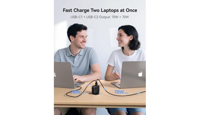 Baseus PD3.1 140W USB C Charger PPS Fast Charger Type C Fast Charging Block thumbnail 3