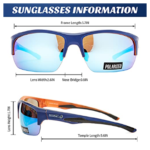 Sports Sunglasses for Men , Polarized Sunglasses for Fishing