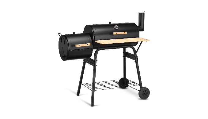 Costway Outdoor Bbq Grill Charcoal Barbecue Pit Patio Backyard Meat Cooker  Smoker : Target