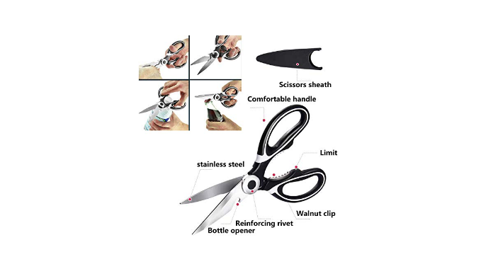 ylinsha Fish Cleaning Kit Fishing Knife 7 PC set coated Bait Knife, Fish  Knife, Fish Scale Cleaning Brush, multi-functional Scissors, anti-cutting  Gloves, Fishbone Tweezers, storage Bag