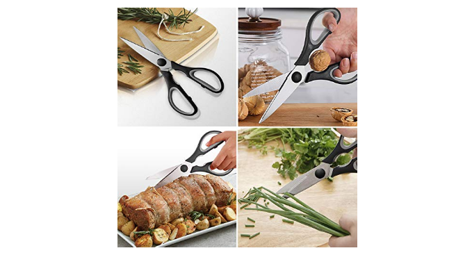 Keurbl Kitchen Shears, Scissors Heavy Duty Meat Scissors, Dishwasher Safe  Cooking Multipurpose Stainless Steel Sharp Utility Food for Chicken,  Poultry, Fish, Herbs - Coupon Codes, Promo Codes, Daily Deals, Save Money  Today