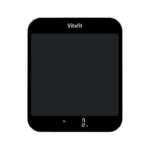 Vitafit 33lb Digital Kitchen Scale, Multifunction Food Scale Weight Grams  black