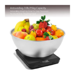 33Lb Food Kitchen Scale,Weighing Professional Digital Grams and Ounces /  Cooking