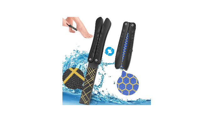 Innovative Nano Crystal Feet Scrubber, Portable Pedicure Foot