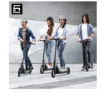  Electric Scooter - 5TH WHEEL M2 Electric Scooter Adults, 8.5  Honeycomb Tire, 19 Miles Long Range & 15.5 Mph, Triple Brakes & Cushioning,  Foldable with Night Light Sport Scooters 220lbs