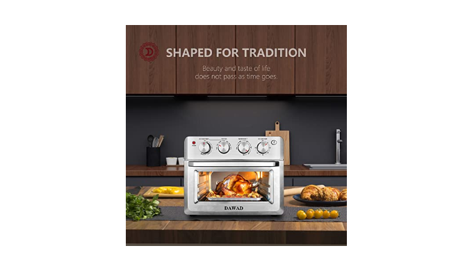 Toaster Oven Air Fryer Combo, DAWAD 19 QT Countertop for Fries