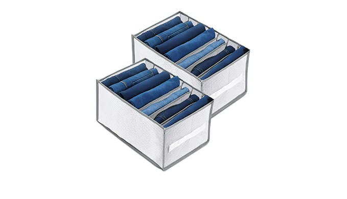 Folding Closet Organizer Panties And Socks Storage Boxes Wardrobe Clothes  Underwear Organizer Drawers Clothes Separator Boxes