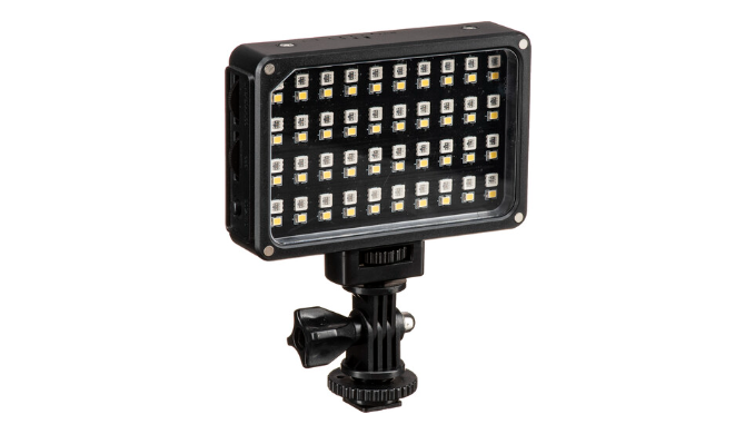 gvm 7s rgb led on camera video light with wi fi control