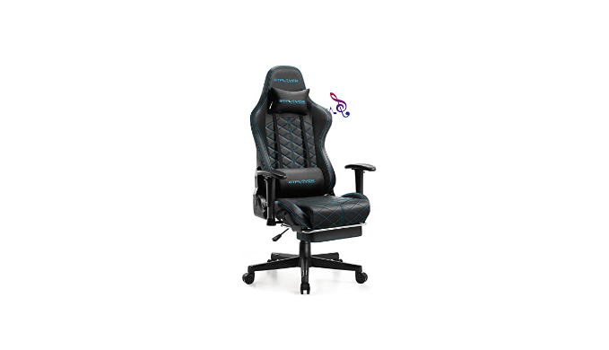 Gtplayer gaming discount chair with speakers