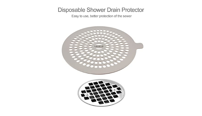 LEKEYE Disposable Drain Hair Catcher, Shower Drain Protector Silicone Mesh  Stickers-25 Pack(Patented Product) - Coupon Codes, Promo Codes, Daily  Deals, Save Money Today