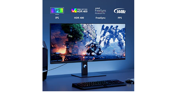 INNOCN Ultrawide Monitor 40 WQHD 3440 x 1440p 144Hz Monitor AMD