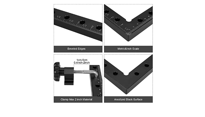 90 Degree Positioning Squares Right Angle Clamps 5 5 X 5 5 14 X 14cm  Aluminum Alloy Woodworking Carpenter Corner Clamping Square Tool Picture  Frames Boxes Cabinets Drawers, Free Shipping, Free Returns