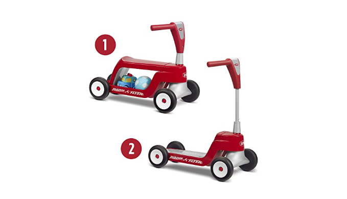 Radio Flyer Scoot 2 Scooter, Toddler Scooter or Ride on, Ages 1-4