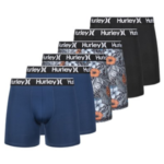 Hurley Men's 6PK Regrind Boxer Briefs