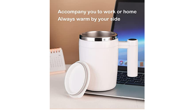 Self Stirring Coffee Mug,KittBaby Rechargeable Stainless Steel Automatic Magnetic  mixing cup for Coffee Tea Milk Cocoa,13oz white Electric mixer Mug Best  Gift - Coupon Codes, Promo Codes, Daily Deals, Save Money Today