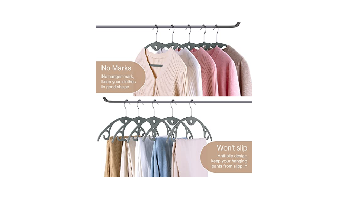 Plastic Hangers 50 Pack, TARANCH Grey Clothes Hanger with 360 Degree  Swivel, Heavy Duty Coat Hangers Non Slip, Space Saving Closet Clothing  Hangers for Suits, Shirts, Pants - Coupon Codes, Promo Codes