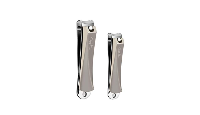 Professional Toenail Clippers - Super Sharp Curved Blade For Thick